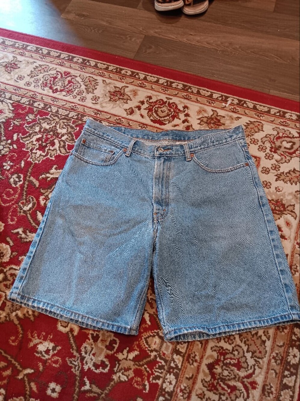 Levi's Light Blue Denim Jean Shorts Size 36 in excellent vintage condition